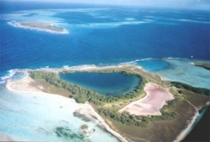 Aguas cristalinas en Los Roques