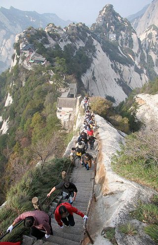 Escaleras de Hua Shan
