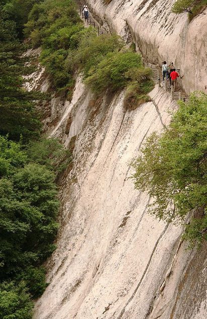 Vía ferrata Hua Shan, China