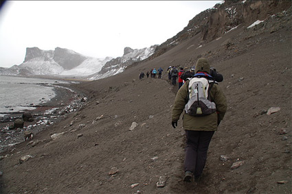 Trekking en la Antártida