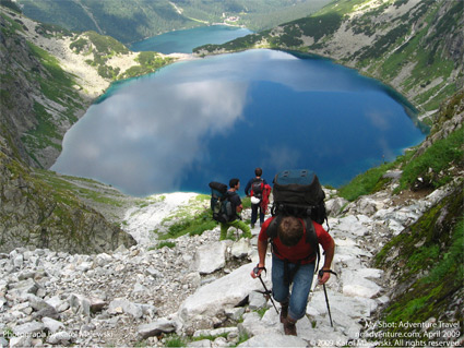 Senderismo y trekking en las montañas de Tatra, Polonia