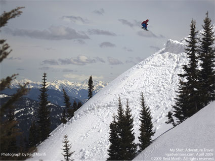 Snowboard en Montana