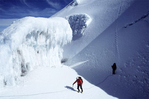 Volcán extinto Cayambe