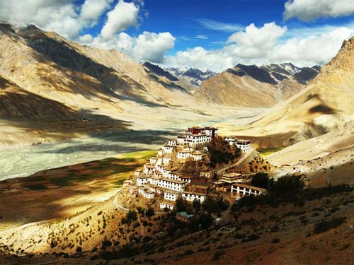 Fondo de escritorio del Monasterio de Ki, Himalaya