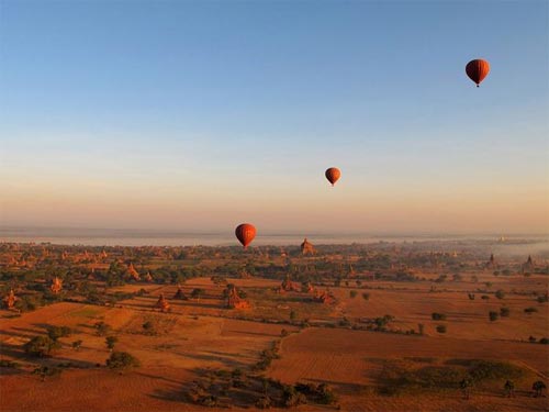 Vuelos en globo en Bagan