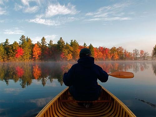 La tranquilidad de los lagos de Canadá