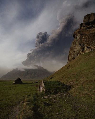 Erupción del volcán Eyjafjallajökull, Islandia