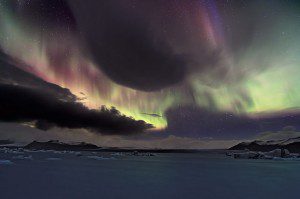 Aurora boreal en Islandia