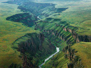 Paisaje del río Owyhee en el estado norteamericano de Idaho.