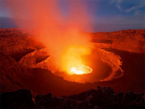 Volcán Nyiragongo - El Congo