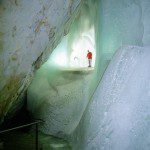 Visitando la cueva de hielo de Austria