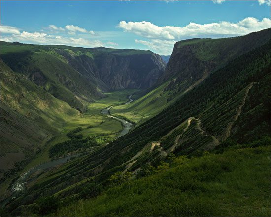 Montañas Altai en Rusia