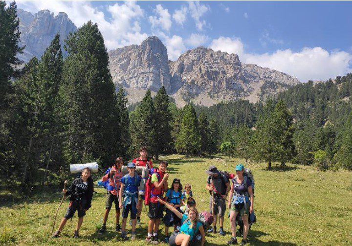 Campamento de verano en plena naturaleza