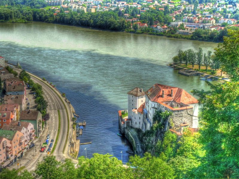 Vista del río Danubio