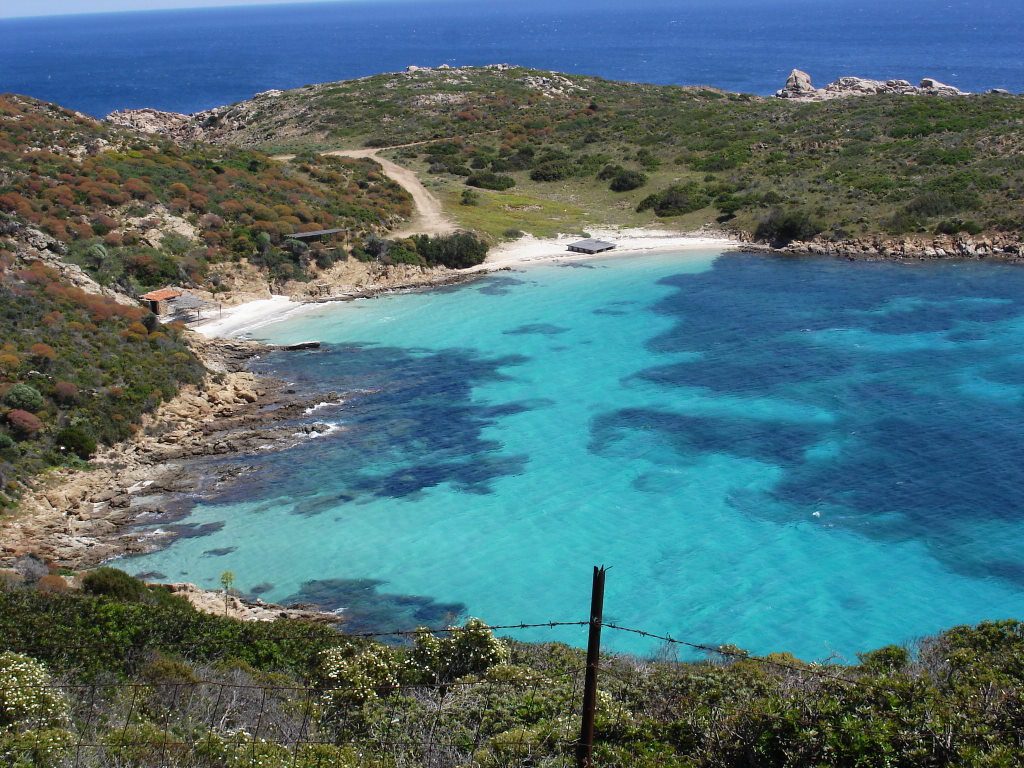 Cala Sabina en la isla de Asinara