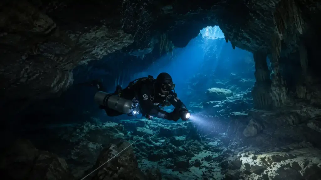 Buceo en cuevas